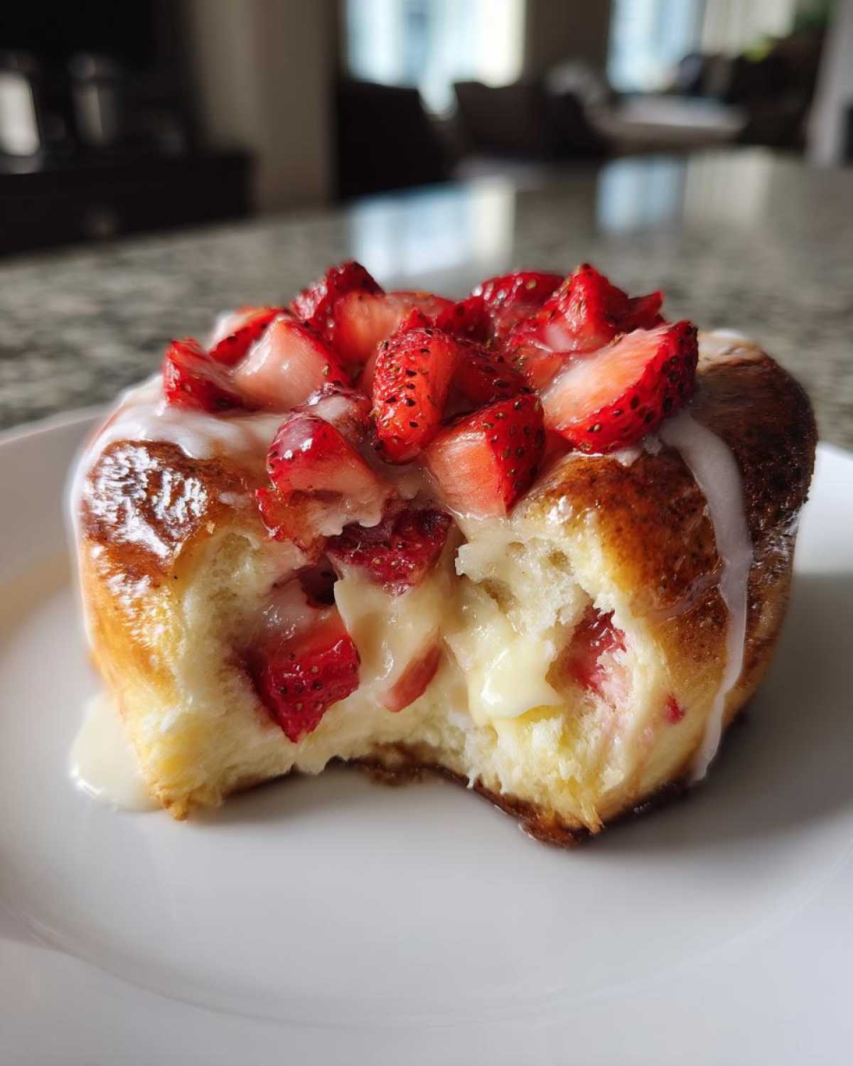 Strawberry Cheesecake Sweet Rolls