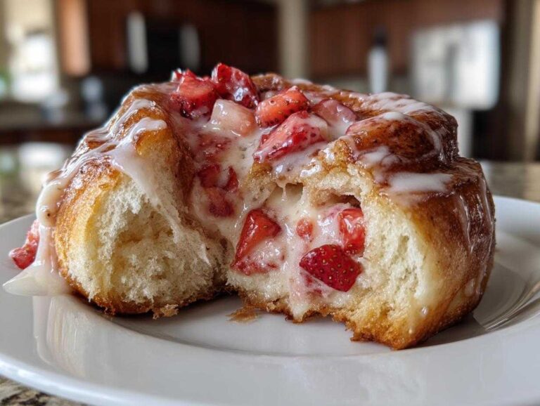 Strawberry Cheesecake Sweet Rolls