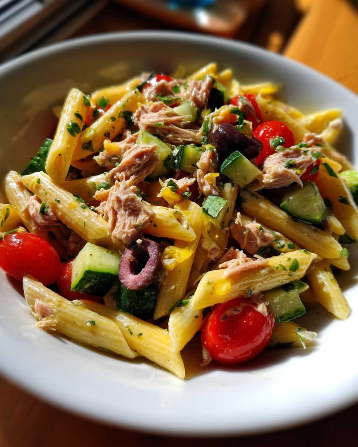 Tuna pasta salad