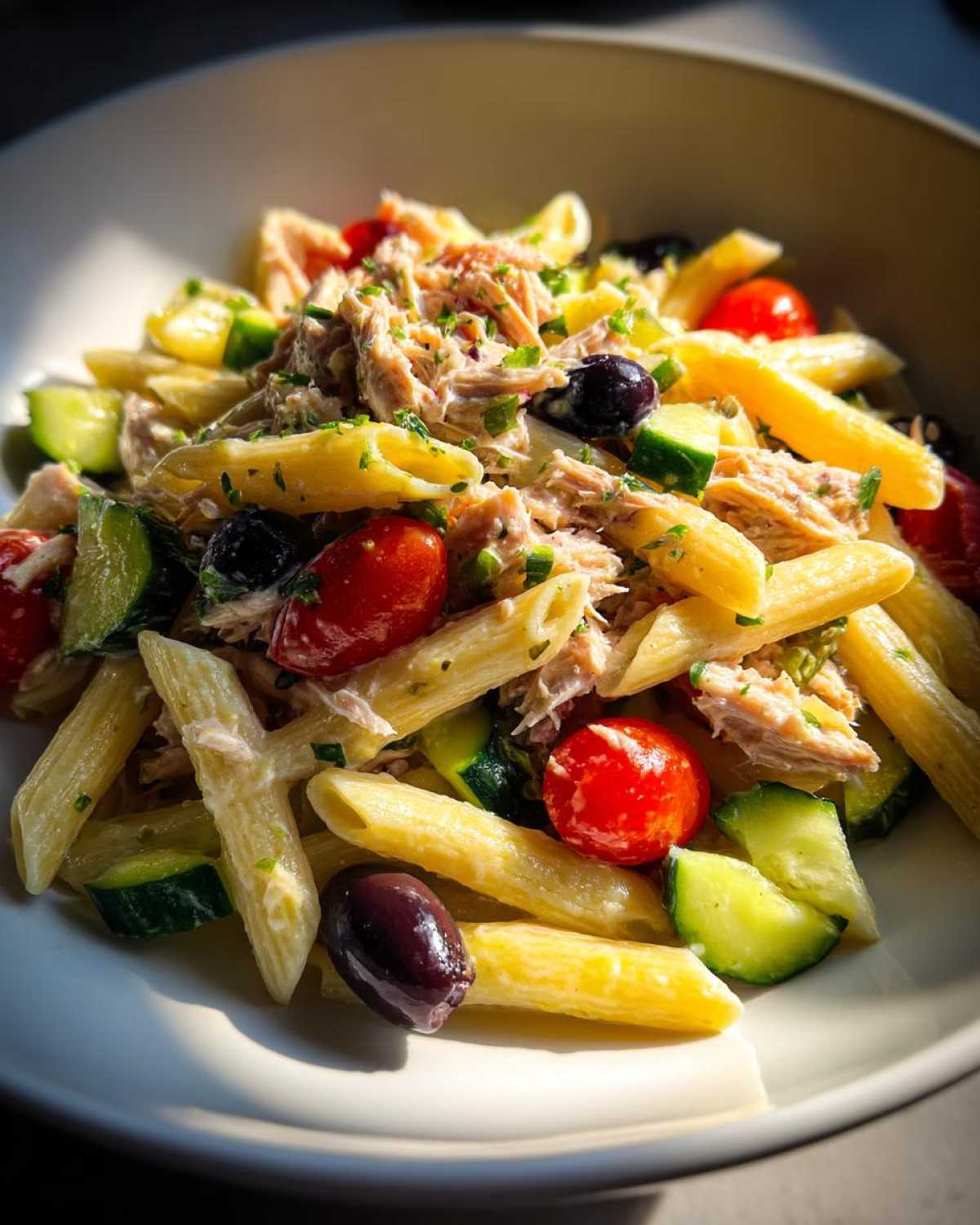 Tuna pasta salad