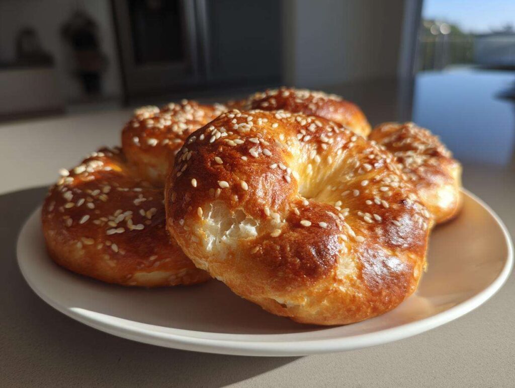 cottage cheese protein bagels