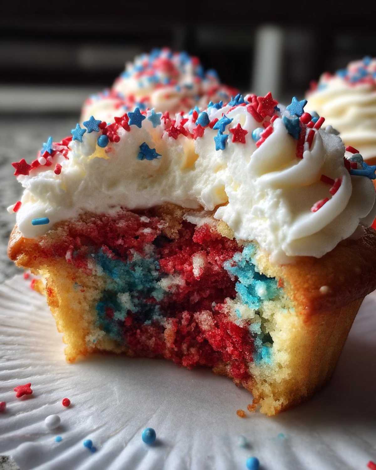 fourth of july cupcakes