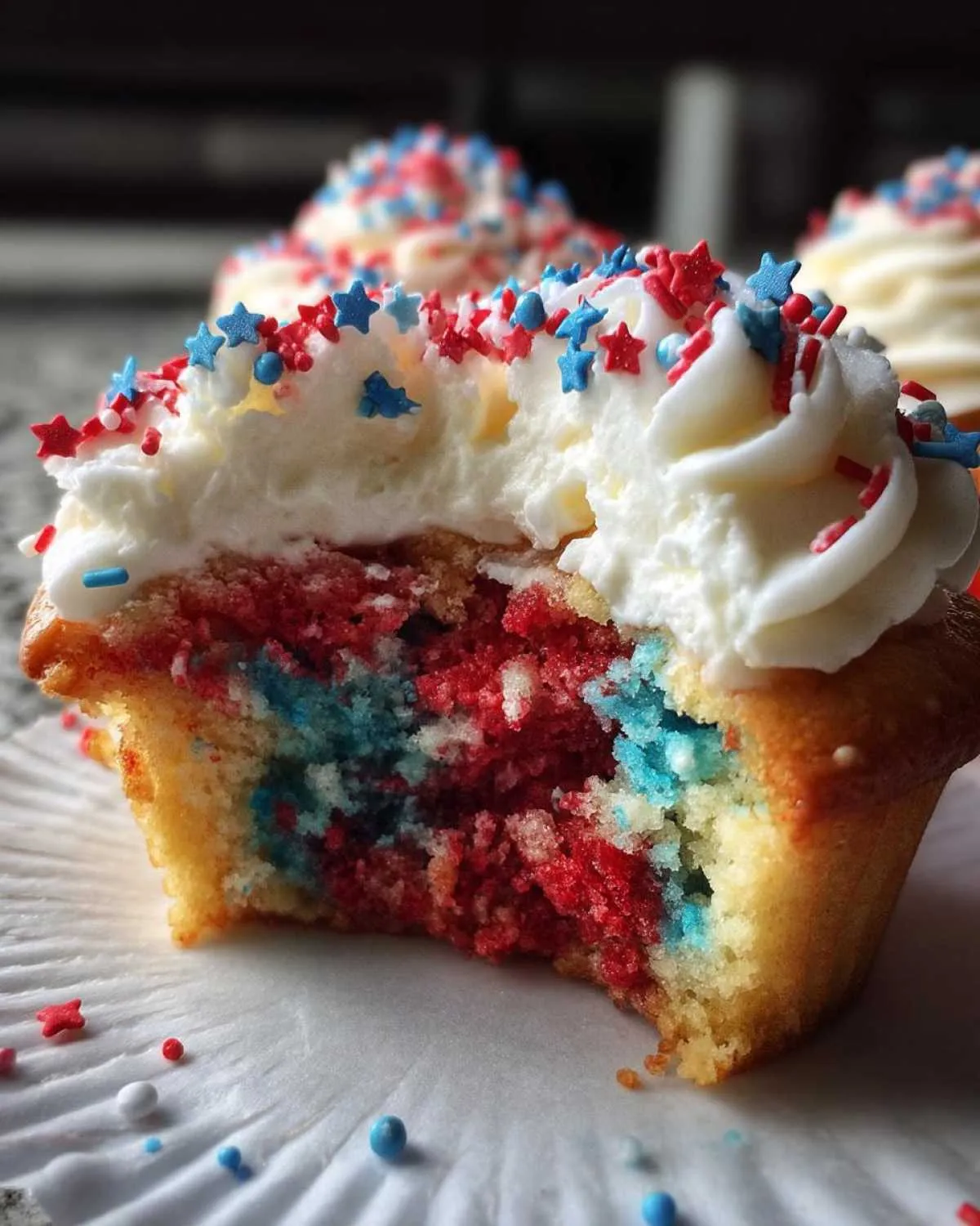 fourth of july cupcakes