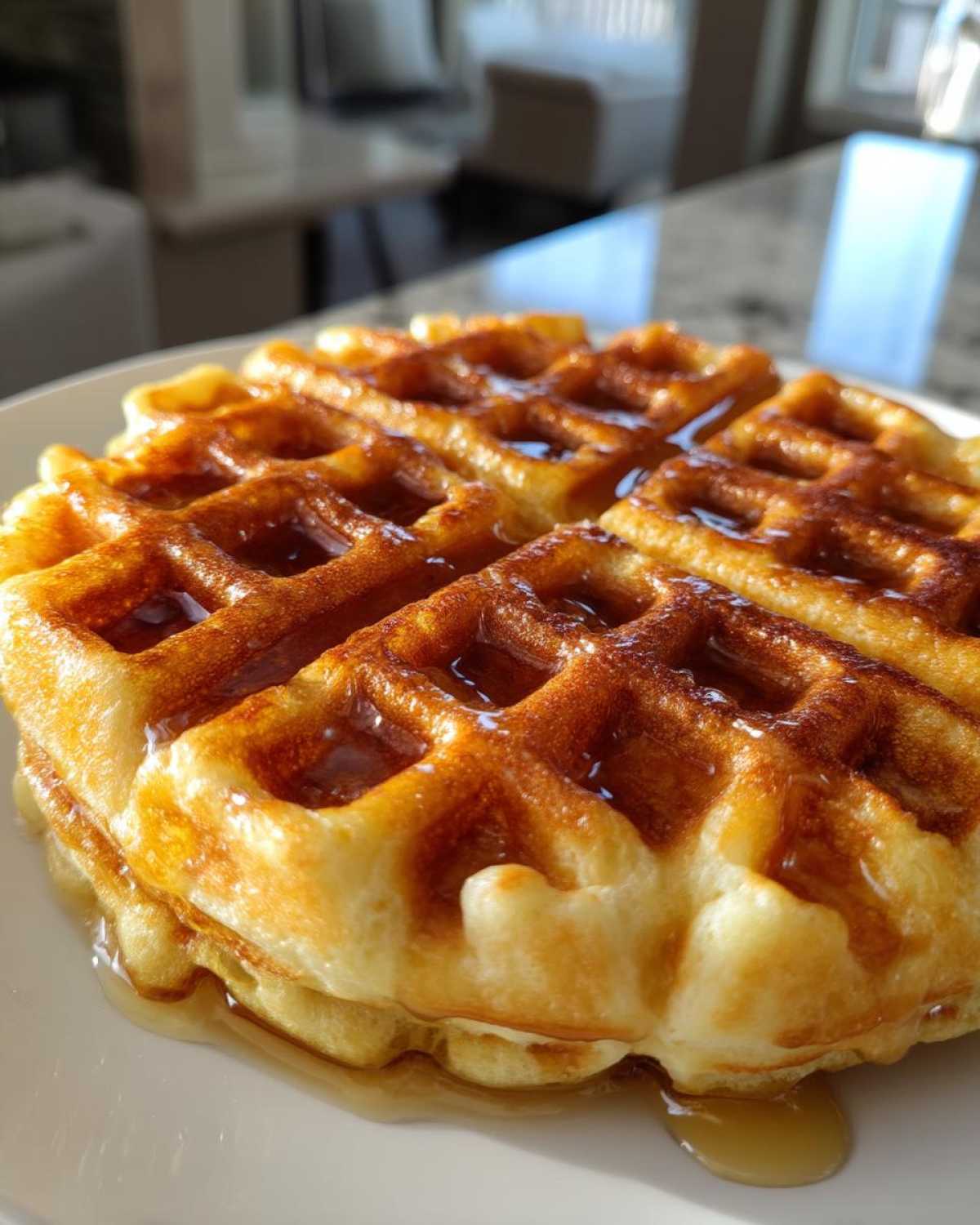 high protein waffles