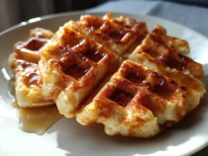 high protein waffles