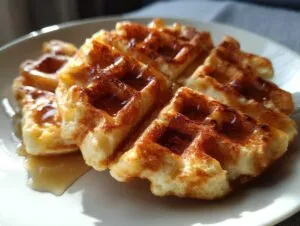 high protein waffles