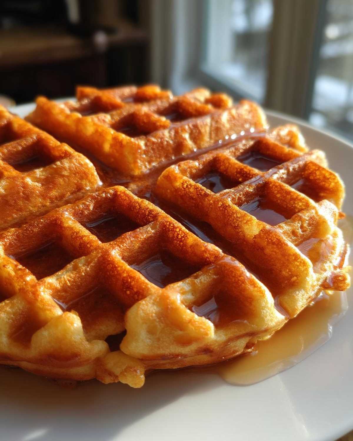 high protein waffles