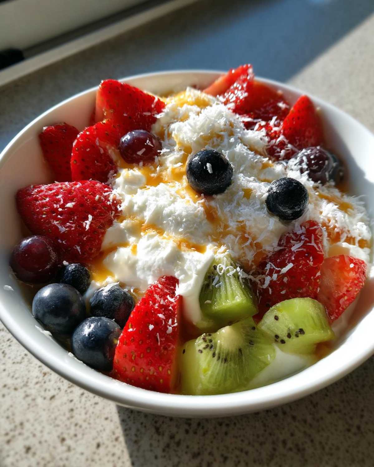 pudding fruit salad