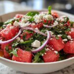 watermelon arugula salad