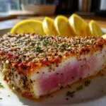 Air fry tuna steak