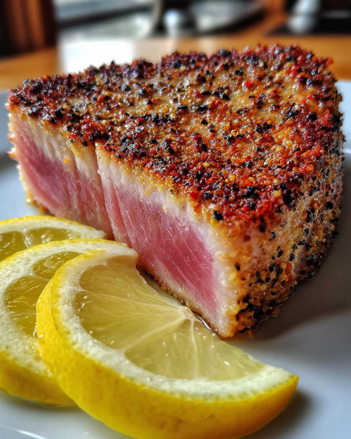 Air fry tuna steak