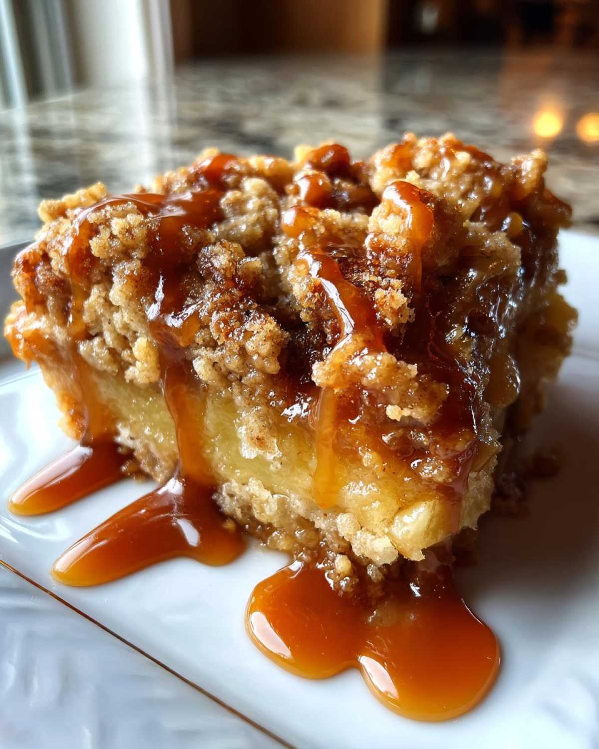 caramel apple dump cake