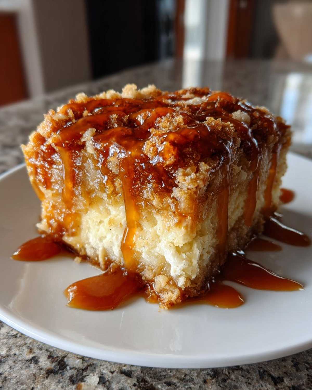 caramel apple dump cake