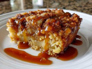 caramel apple dump cake