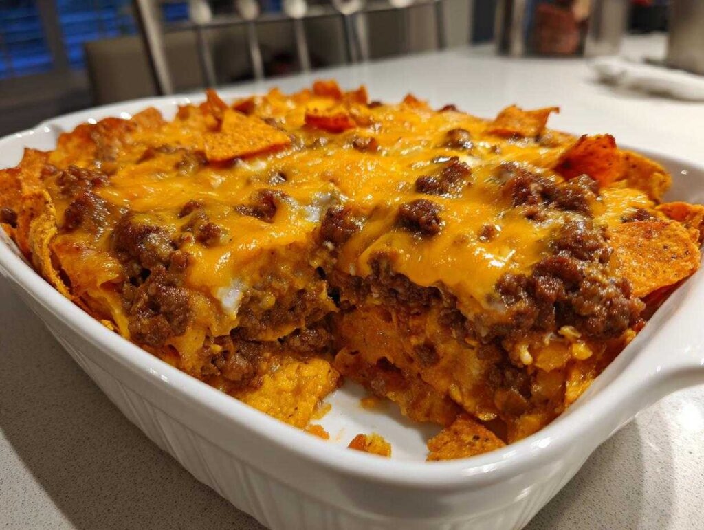 doritos casserole with ground beef