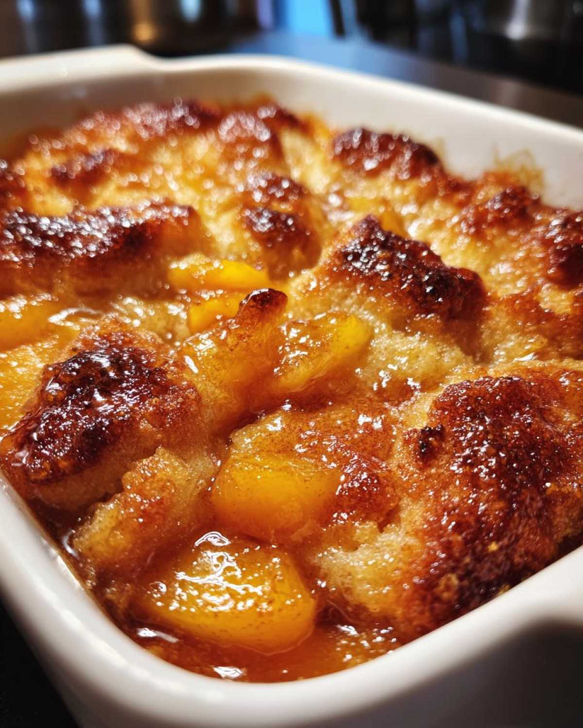 fresh peach cobbler