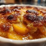 fresh peach cobbler
