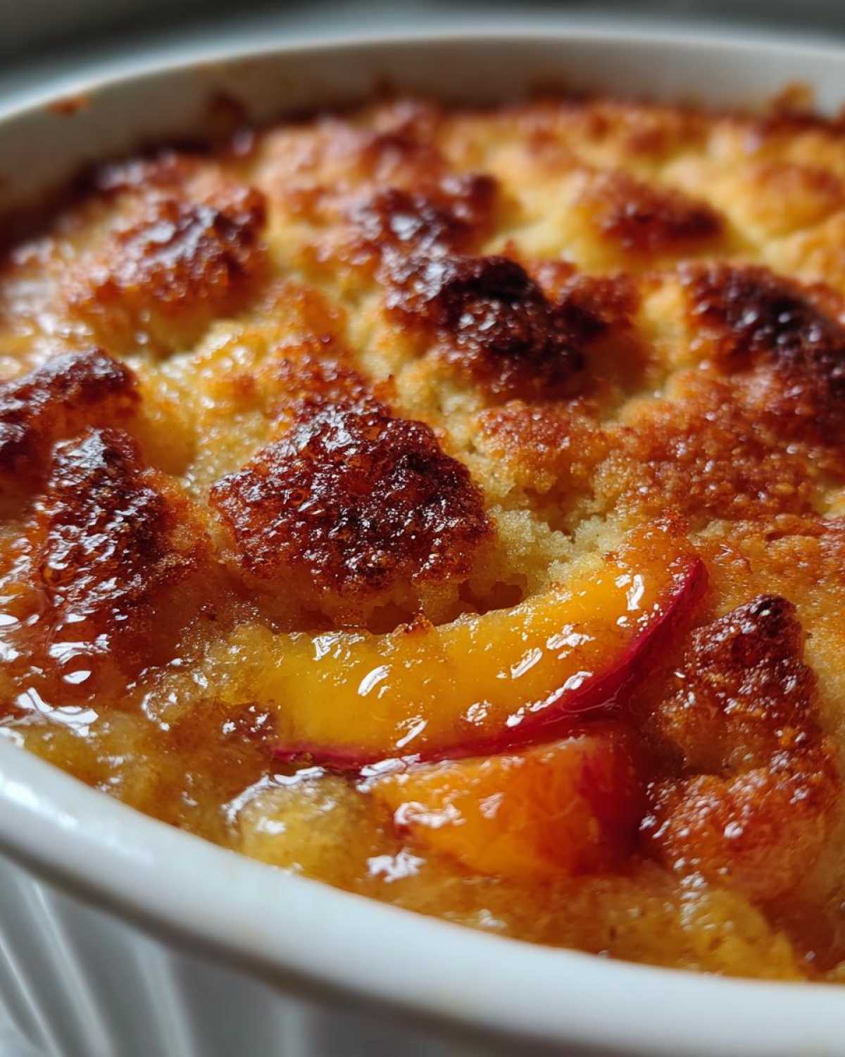 fresh peach cobbler