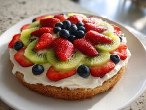 fruit pizza sugar cookie