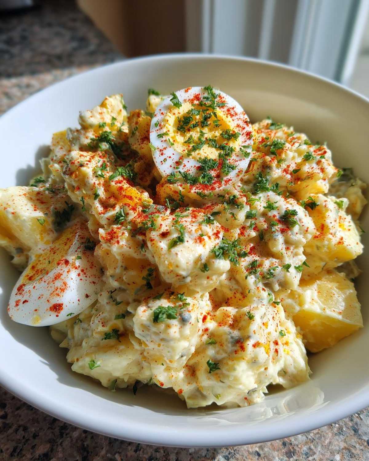 potato salad with egg