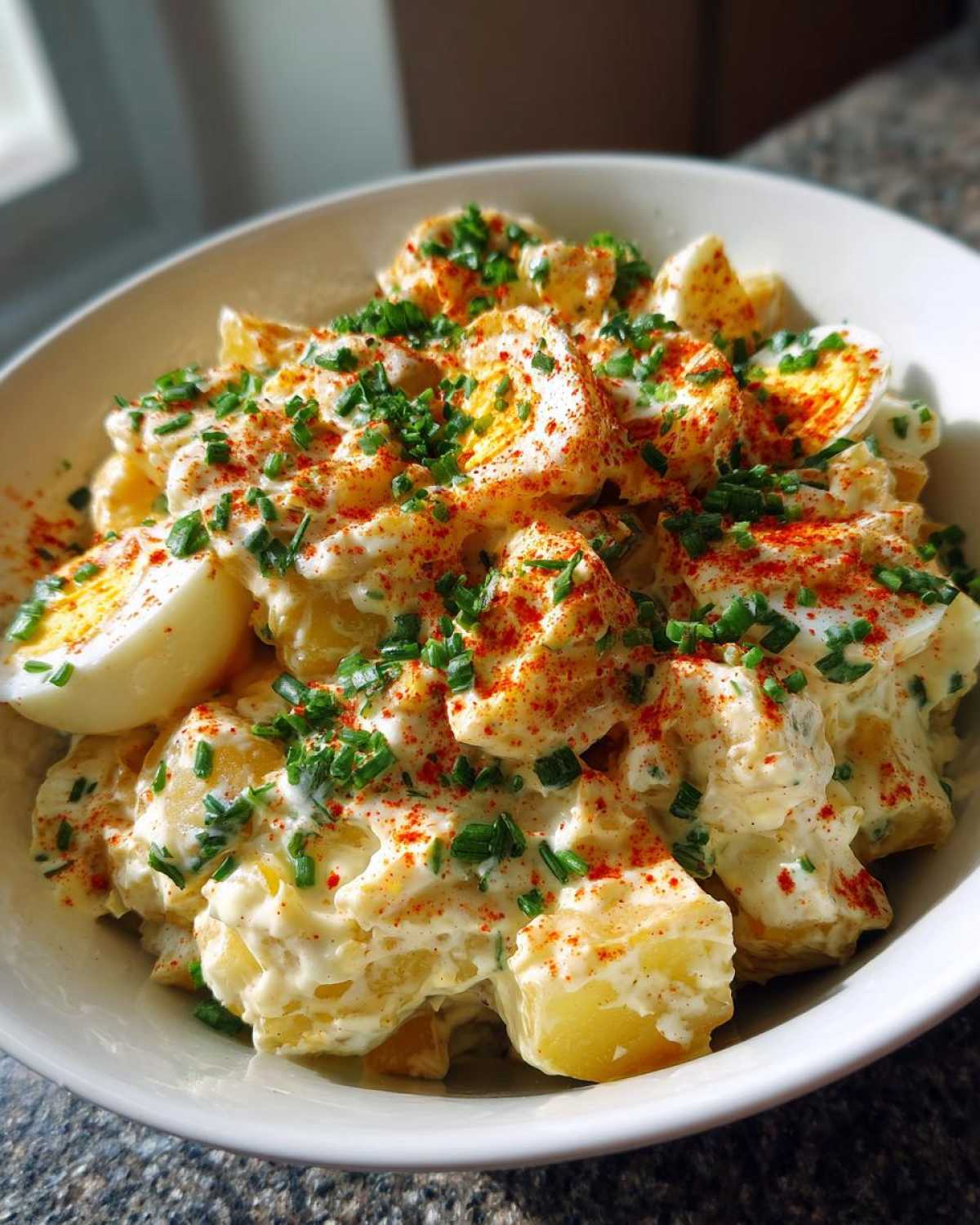 potato salad with egg