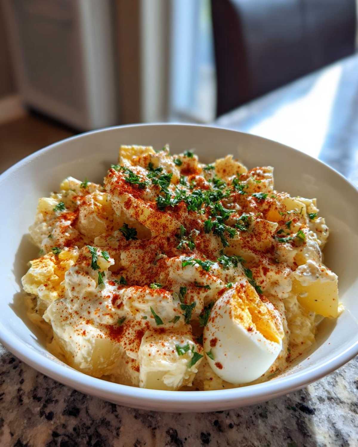 potato salad with egg