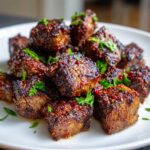 air fryer steak bites - Tasty