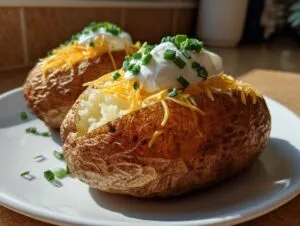 baked potatoes - Featured