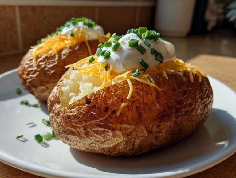 baked potatoes - Featured
