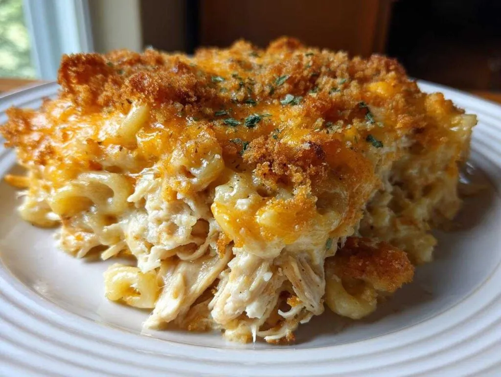 chicken noodle bake - Featured
