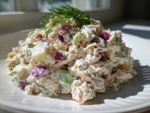 cottage cheese tuna salad - Featured