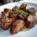 garlic butter steak bites - Tasty
