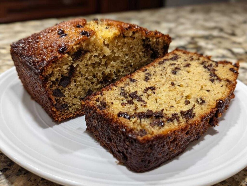 high protein banana bread - Featured