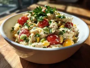 high protein salad - Featured