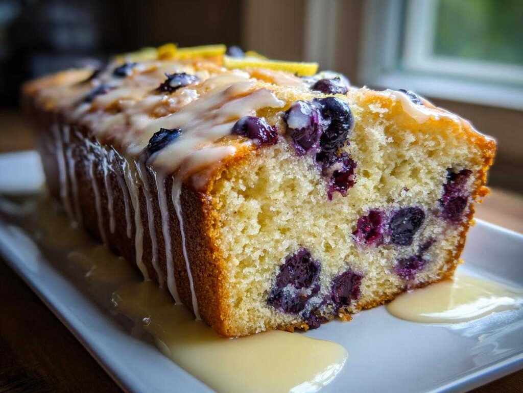 lemon blueberry loaf - Featured