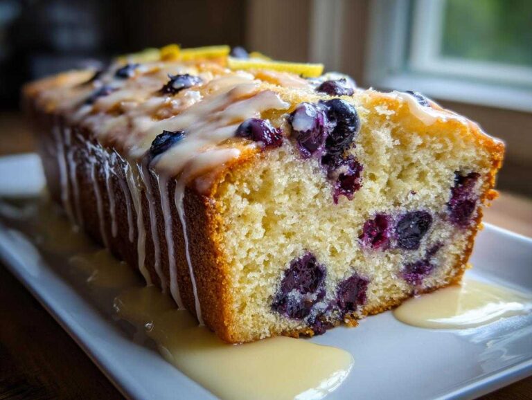 lemon blueberry loaf - Featured