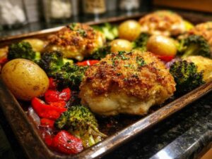 parmesan crusted chicken - Featured