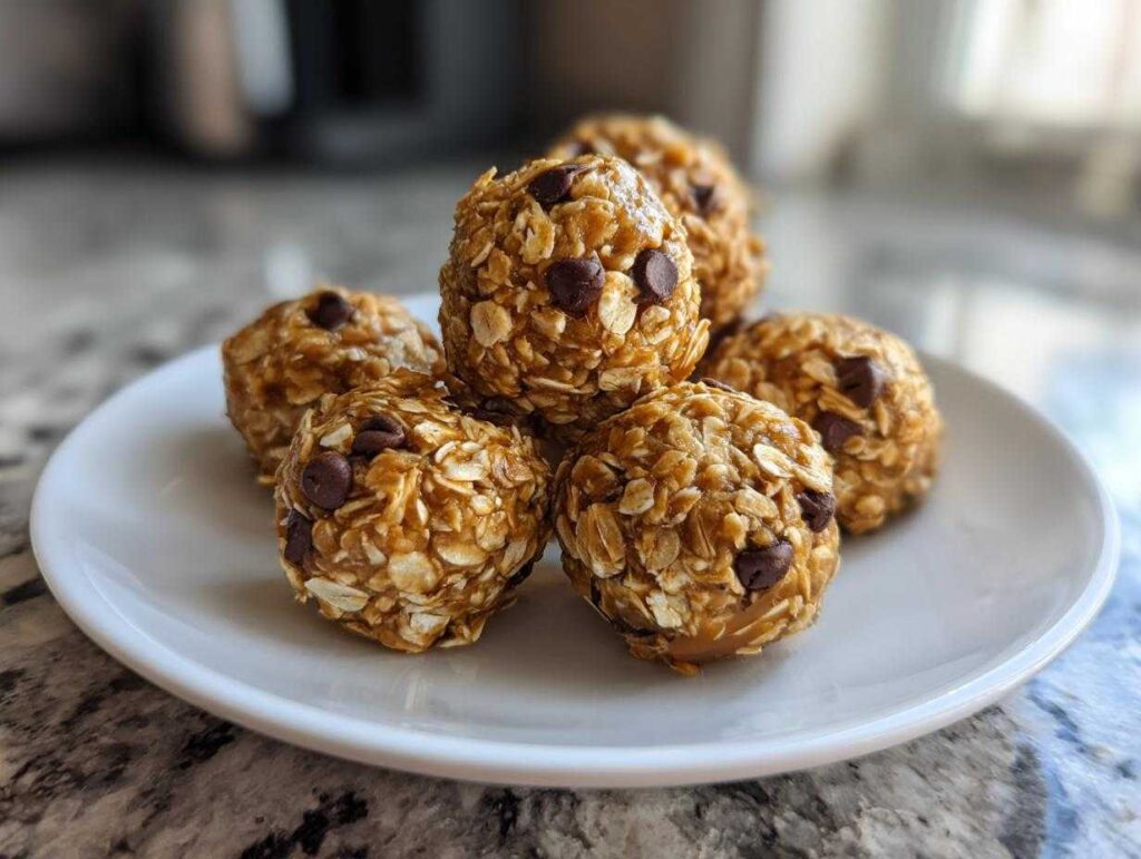 peanut butter protein balls - Featured