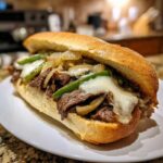 philly cheese steak sandwich - Tasty