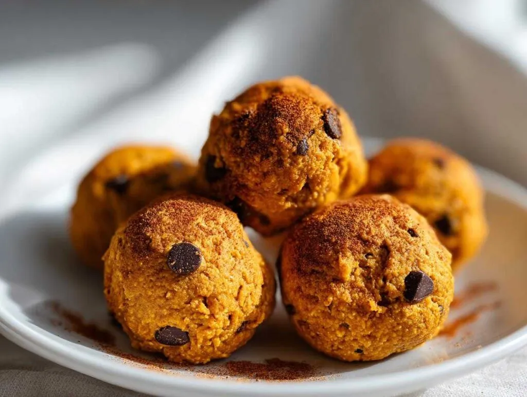 pumpkin protein balls - Featured