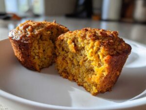 pumpkin protein muffins - Featured