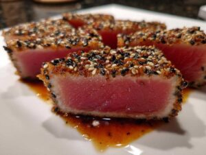seared tuna - Featured