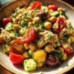 tuna garbanzo bean salad - Tasty