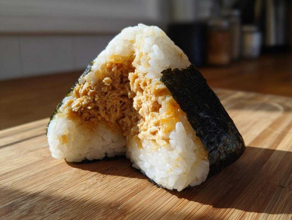 tuna rice balls - Featured
